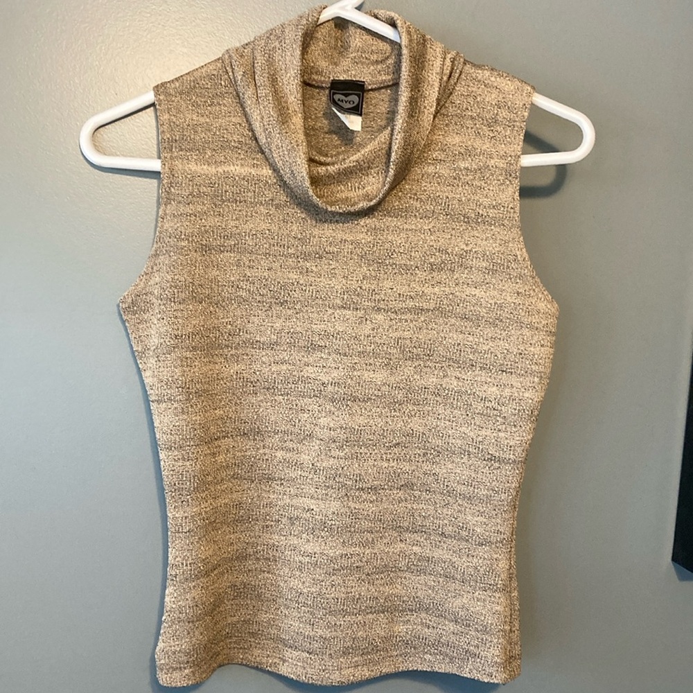 Cowl Neck Spandex Tank Top